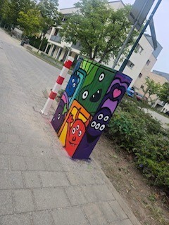 E.DIS AG und Artefx Projekt Bemalung Stromk&auml;sten