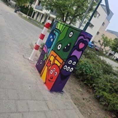 E.DIS AG und Artefx Projekt Bemalung Stromk&auml;sten
