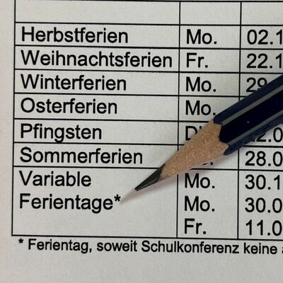 Variabler Ferientag